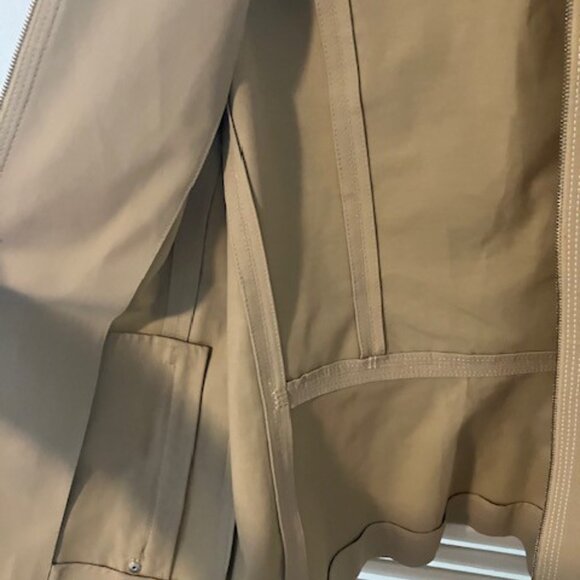 Lafayette 148 New York Women's Beige Size 2 Moto Jacket- Very Good Condition - Picture 3 of 5